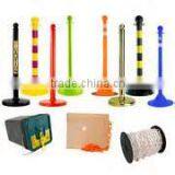 Yellow Water Filled Plastic Portable Traffic Road Barrier thumbnail-1