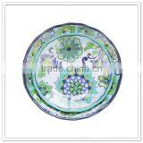 Resumable Luxury Display Decorative Cheap Fast Food Offset Round Custom Print Food Plates thumbnail-2