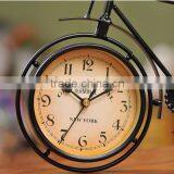 Creative Bicycle Shape Steel Material Table Clock thumbnail-5