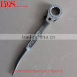 CRV Steel Flat Ring Ratchet Podger Wrench thumbnail-2