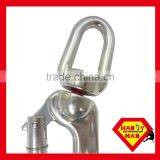 A304DKTL-3 Medium Aluminum Alloy Swivel Eye 25kN Load Indicator Snap Triple Lock Hook thumbnail-5