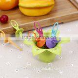 Factory Good Price ABS Colorful Disposable Top Quality Plastic Fruit Fork thumbnail-4