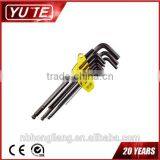 9PCS 40Cr-v Black Oxidized Extra Long Arm Ball Point Hex Key thumbnail-1