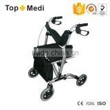 Topmedi Lightweight Aluminum Folding Rollator Walker thumbnail-2