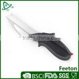 2 in 1 Functional Knife Cutting Board Clever Scissors Cutter thumbnail-1