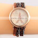 2017 Round Big Dial Eiffel Tower Watches With Diamonds Women Decoration Watch thumbnail-2