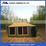 Beautiful Color 4x4 off Road Car Tent Camping Pop up Trailer for Sale thumbnail-2