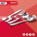Logo Customized Stainless Steel Royal Silver Cutlery;camping Stainless Steel Cutlery thumbnail-4