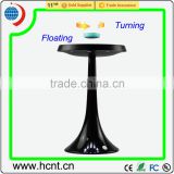 Magnetic levitation stylish golf style rotating led table lamp grow