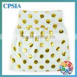 Childrens Boutique Clothing Young Girl Charming Polka Dot Mini Skirt Party Dance Wear Cotton Skirts thumbnail-5