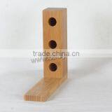 High Pressured and Spliced Nature Bamboo Wine Bottle Holders thumbnail-3