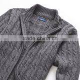 Men Zipper Cardigans Fashion Man Sweater American thumbnail-3