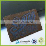 Customized Embossed Printed PU Leather Label Badge Patch thumbnail-6