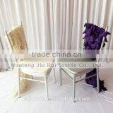 35cm*200cm 3D Taffeta Chiavari Chair Sash 20PCS A Lot Free Shipping (Purple Wafer & Cream Leaf Shape) 2 Style Can Be Choose thumbnail-5