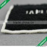 Professional Design Square Shape Black Chenille Embroidery Badges thumbnail-5