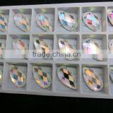 Machine Cut Drop ab Big Size Sew on Bead High Imitation Glass Bead Can Add Holes