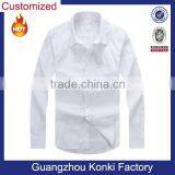 Poplin Cotton White Shirt Collar Designs for Men thumbnail-1