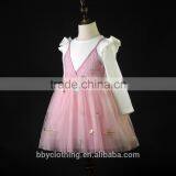 Flower Girls Dress Embroidered Sequin 2017 Summer Princess Party Dresses Kids Clothes Size 4-8 thumbnail-4