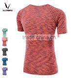 Fashion Wholesale Fitness Apparel Womens Tights Sport Yoga T-shirt Wear thumbnail-2