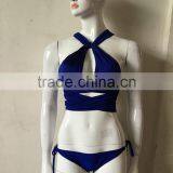 Custom 2016 New Sey Swimsuit Swimsuit Bandage Split Strip Women Swim Wear thumbnail-3