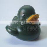 5cm Mini Dark Green Rubber Duck,, Mini Dark Green Duck Toy, Floating Dark Green Bath Duck With Logo Imprint thumbnail-1