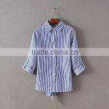 MAXNEGIO Elongated t Shirt Top Tee White T-shirts With Deep Neck Top thumbnail-3