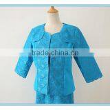 Latest Design Bubble Heavy Embroidery Church Suits for Female thumbnail-5