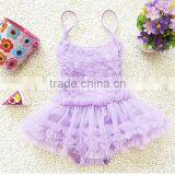 Hot Selling Swimwear Lace Little Girl Bikini Baby Girl Swimsuits /girls Shiny Swimsuit thumbnail-1