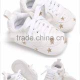 Infant Shoe Baby Girl Shoes White Star Pattern Lovely Baby Sport Shoes thumbnail-6