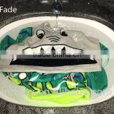 Cute Blue Beach Pool Microfiber Hooded Poncho Towel for Boys thumbnail-6