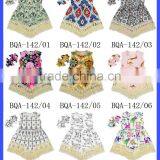 48BQA142 Lovebaby FAUX SUEDE Fabric Printed Kinds Of Pattern Sleeveless With Gilrs Accessory Tassel Dress thumbnail-1