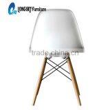 LS-4001 Modern Style White Polypropylene Plastic Chair Wholesale Price thumbnail-3