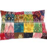Ikat Patchwork Cushion Cover thumbnail-5