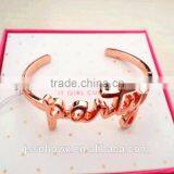 WHOLESALE ROSE GOLD PLATED CUFF Bracelet thumbnail-1