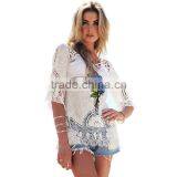 2017 Latest Fashion Design Cutting Ladies Top Women Indian Style Blouse thumbnail-2