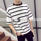 Stripe Loose Man Short Sleeve T-shirt thumbnail-2