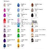 Navette Color AB Flat Back Sew on Stones for Wedding Dress thumbnail-5