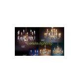 Candle Bulb Glass Chandelier thumbnail-1