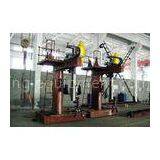 Red Gantry Welding H-Beam Production Line , 200mm to 1800mm Web Height