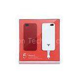 Magnetic Portable IPhone External Backup Battery Charger With USB , Long Life