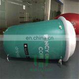 Eye Catching Custom Size Green and White Giant Inflatable Coffee Cup Balloon Advertising Model thumbnail-4