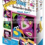 DIY Mosaic Art/sequin Craft/