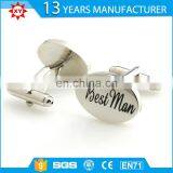 Custom Round/ Square/ Cylindricality Silk Knot Cufflinks for Weeding Gifts thumbnail-1