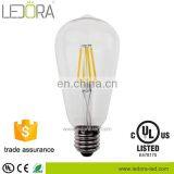 ST64 4W 6W 8W Vintage Dimmable Led Long&short Filament Light Bulb China Led Light thumbnail-6