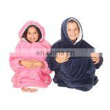 Family Huggle Hoodie Kids Oversized Soft Sherpa Hooded Blanket Sweatshirt thumbnail-5