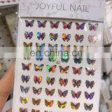 JOYFUL 01-10 Nail Stickers 3D Ultra-thin Nail DIY Decoration Gradient Laser Holographic Butterfly Nail Sticker thumbnail-5