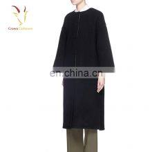 Women Thicken Warm Winter Cashmere Long Coat Ladies thumbnail-3