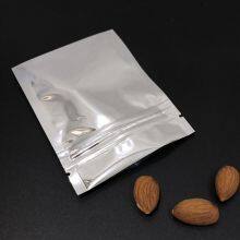 Custom Printed Aluminum Foil Zipper Flat Barrier Pouches/ 3 Side Seal Flat Pouch Pink Zip Bag thumbnail-5