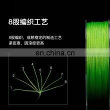 Best Quality 100m 8 Strands Fishing Line With Green Color 7.3kg-36.4kg Tension Braided Fishing Line thumbnail-3