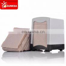 Floral Folding Table Brown Eco Friendly Printed Paper Napkin thumbnail-3